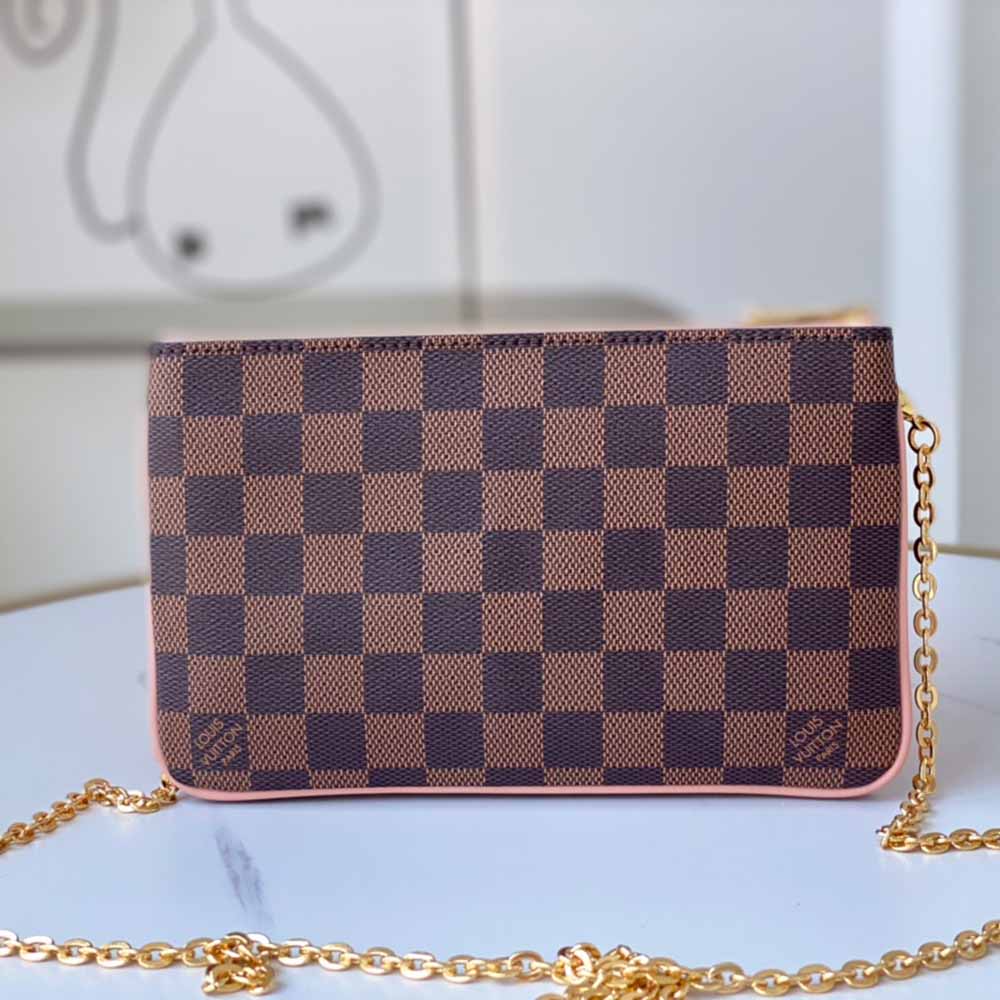 Wholesale Luxury Louis Vuitton Double Zip Pochette N60254 - Image 9