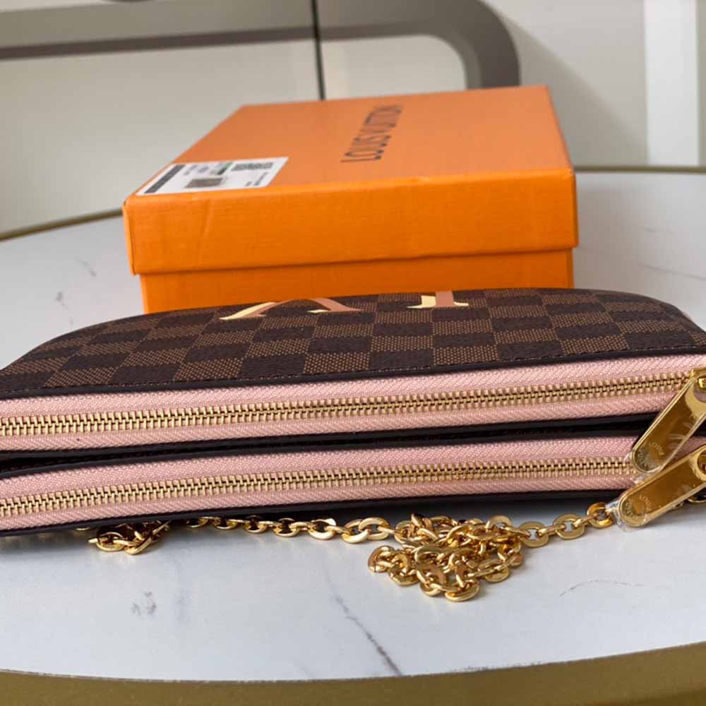 Wholesale Luxury Louis Vuitton Double Zip Pochette N60254 - Image 8