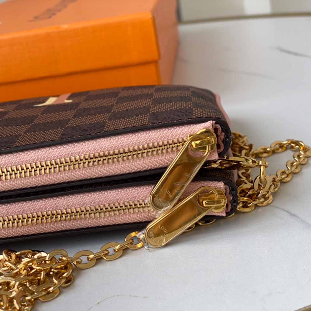Wholesale Luxury Louis Vuitton Double Zip Pochette N60254 - Image 7