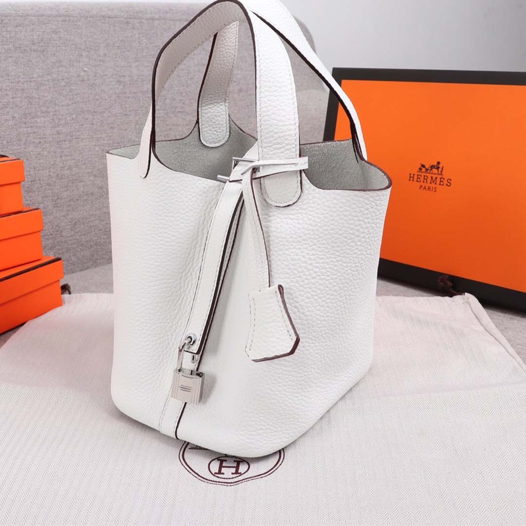 Wholesale Luxury Hermes Aaa-Picotin Lock 22Cm18Cm Bag Blue/Orange/Pink - Image 13