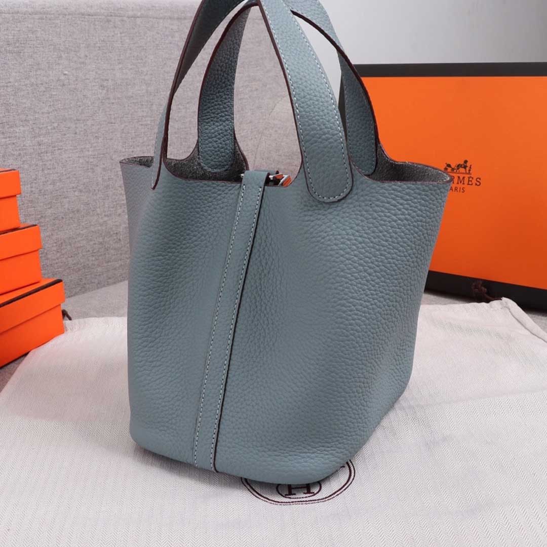 Wholesale Luxury Hermes Aaa-Picotin Lock 22Cm18Cm Bag Blue/Orange/Pink - Image 2