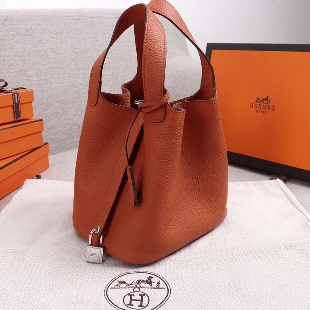 Wholesale Luxury Hermes Aaa-Picotin Lock 22Cm18Cm Bag Blue/Orange/Pink - Image 22