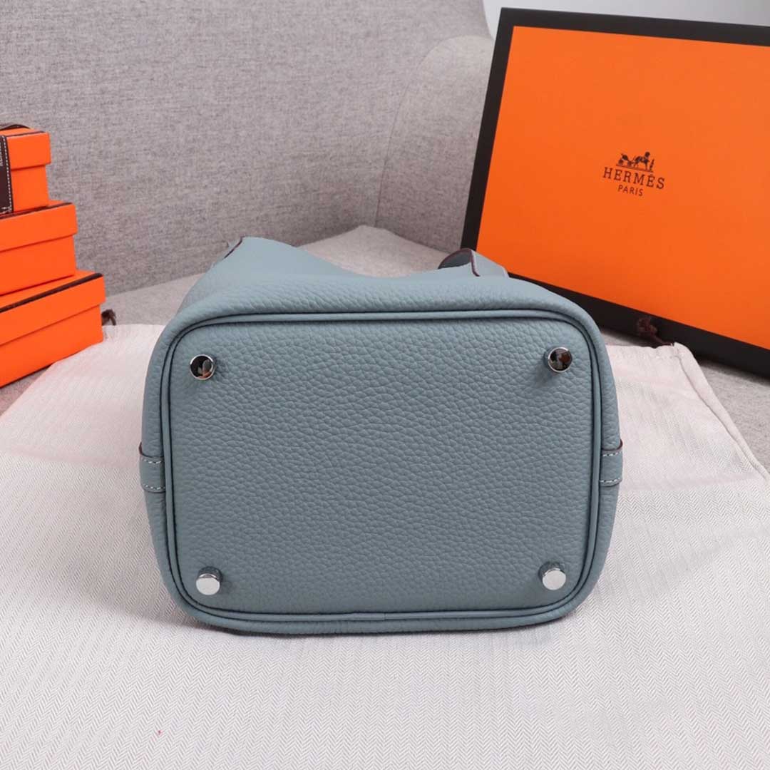 Wholesale Luxury Hermes Aaa-Picotin Lock 22Cm18Cm Bag Blue/Orange/Pink - Image 7