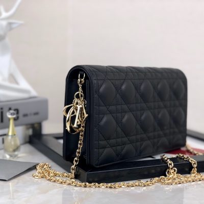 Alternative view of Wholesale Luxury Dior Lady Pouch Black/Pink