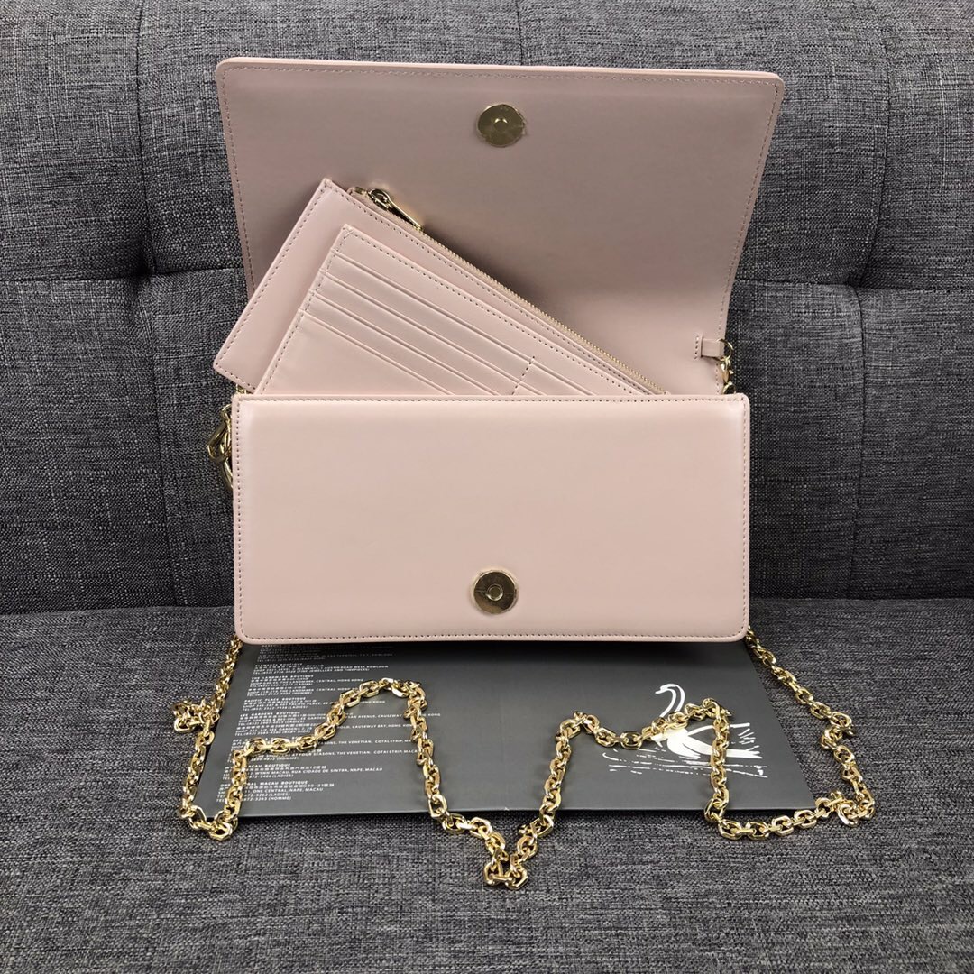 Wholesale Luxury Dior Lady Pouch Black/Pink - Image 3