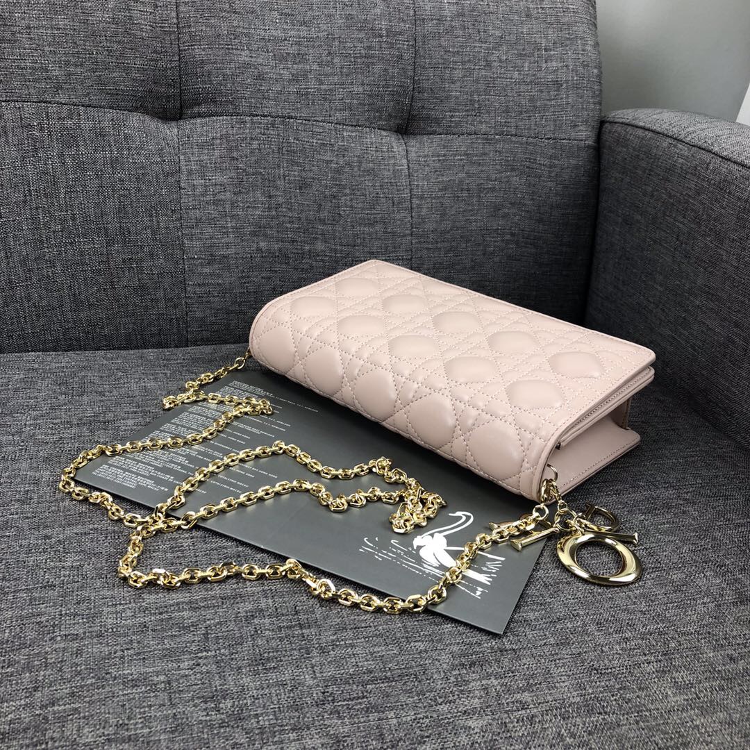 Wholesale Luxury Dior Lady Pouch Black/Pink - Image 5