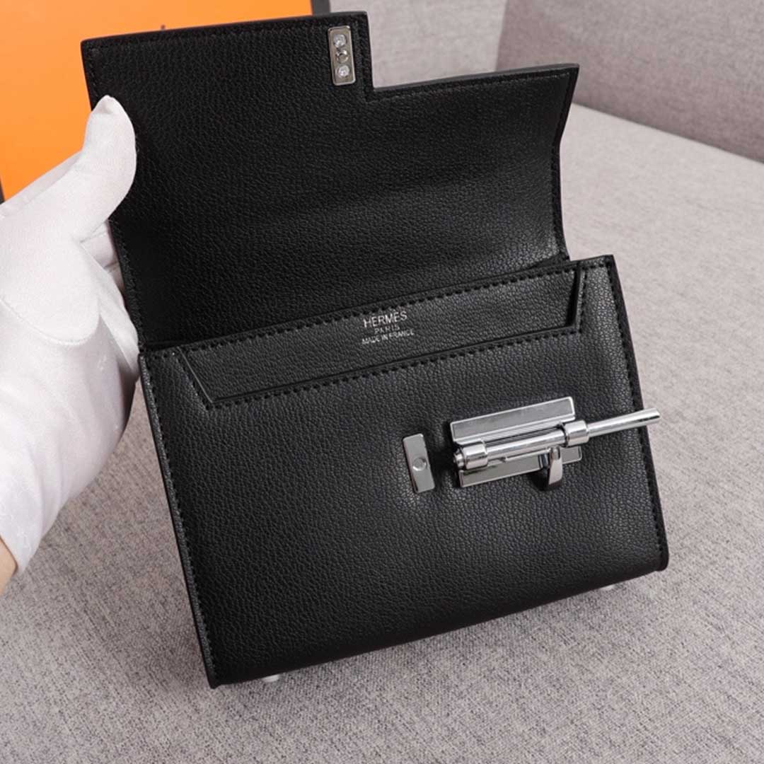Wholesale Luxury Hermes Verrou Chaine Mini Bag Beige/Black/Brown - Image 11