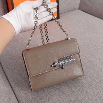 Wholesale Luxury Hermes Verrou Chaine Mini Bag Beige/Black/Brown