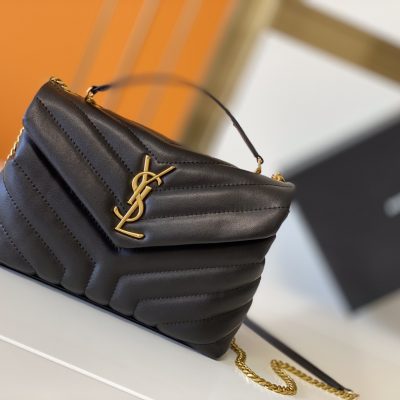 Wholesale Luxury Ysl Loulou Small Bag In Matelasse “Y” Leather- Black/Beige/Red