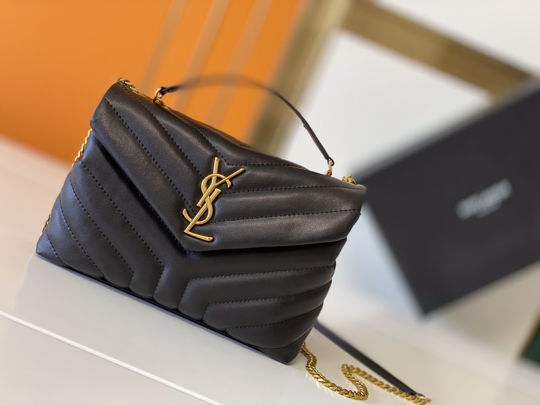 Wholesale Luxury Ysl Loulou Small Bag In Matelasse “Y” Leather- Black/Beige/Red