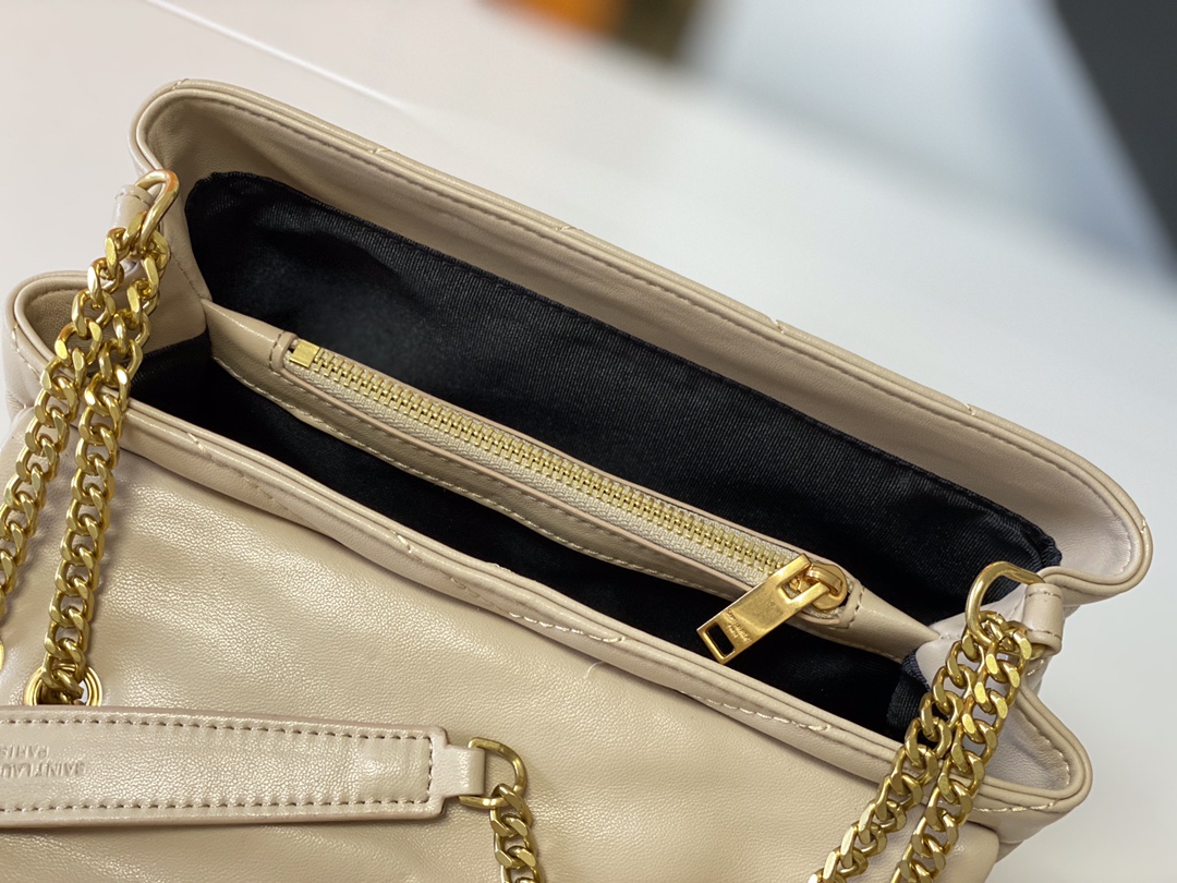 Wholesale Luxury Ysl Loulou Small Bag In Matelasse “Y” Leather- Black/Beige/Red - Image 16