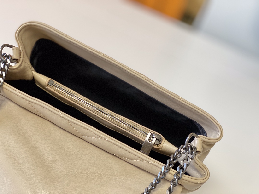Wholesale Luxury Ysl Loulou Small Bag In Matelasse “Y” Leather- Black/Beige/Red - Image 20
