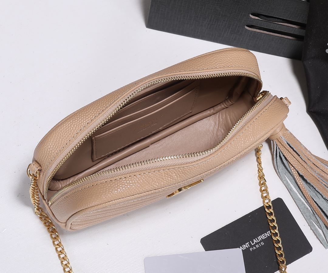 Wholesale Luxury Ysl Lou Mini Bag Gold Hardware - Image 10