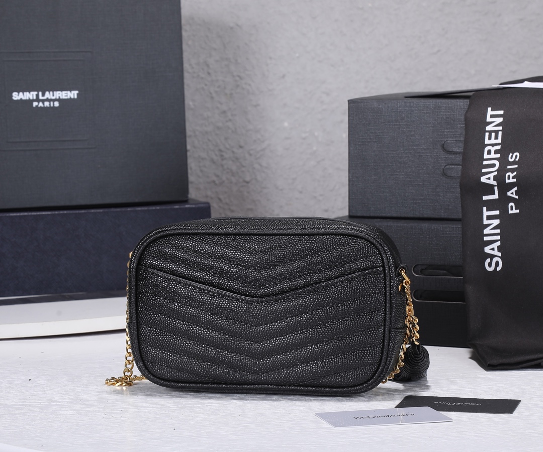 Wholesale Luxury Ysl Lou Mini Bag Gold Hardware - Image 2