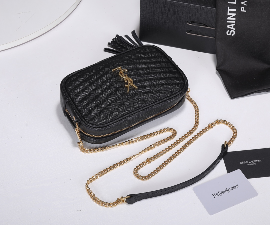Wholesale Luxury Ysl Lou Mini Bag Gold Hardware - Image 3