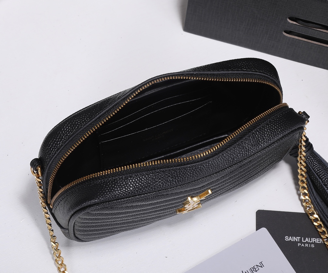 Wholesale Luxury Ysl Lou Mini Bag Gold Hardware - Image 5