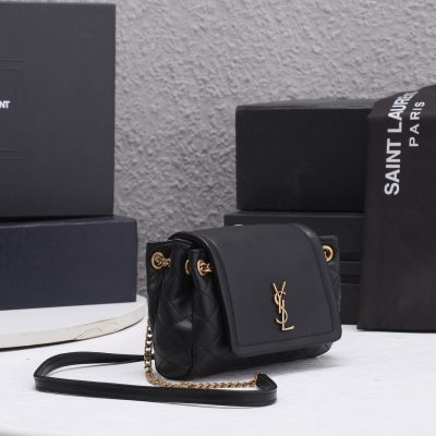 Alternative view of Wholesale Luxury Ysl Mini Nolita Bag In Lambskin- Black/White