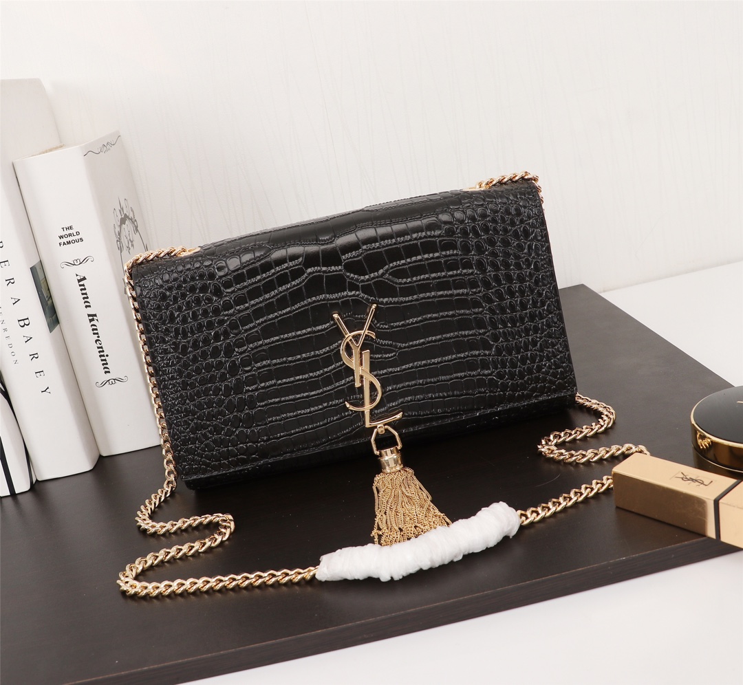 Wholesale Luxury Ysl Kate Medium Bag With Gold Tassel- 4Colors