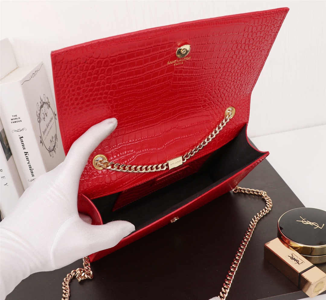 Wholesale Luxury Ysl Kate Medium Bag With Gold Tassel- 4Colors - Image 10