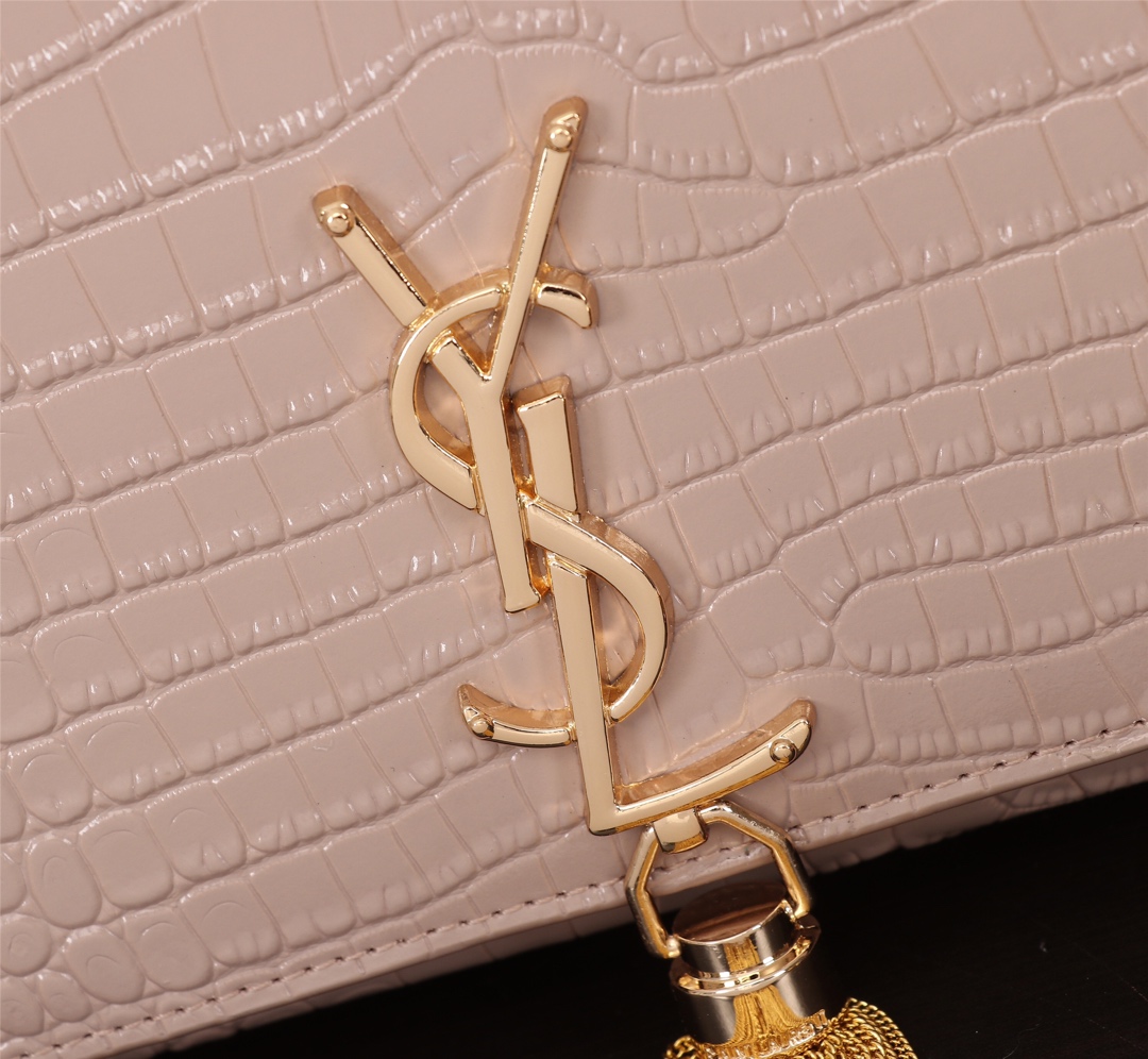 Wholesale Luxury Ysl Kate Medium Bag With Gold Tassel- 4Colors - Image 13
