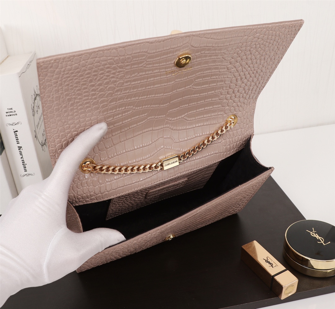 Wholesale Luxury Ysl Kate Medium Bag With Gold Tassel- 4Colors - Image 15