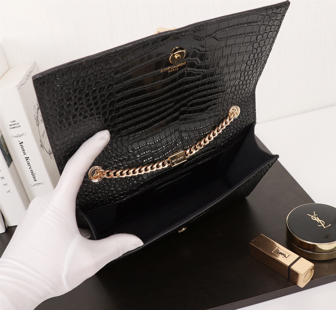 Wholesale Luxury Ysl Kate Medium Bag With Gold Tassel- 4Colors - Image 5