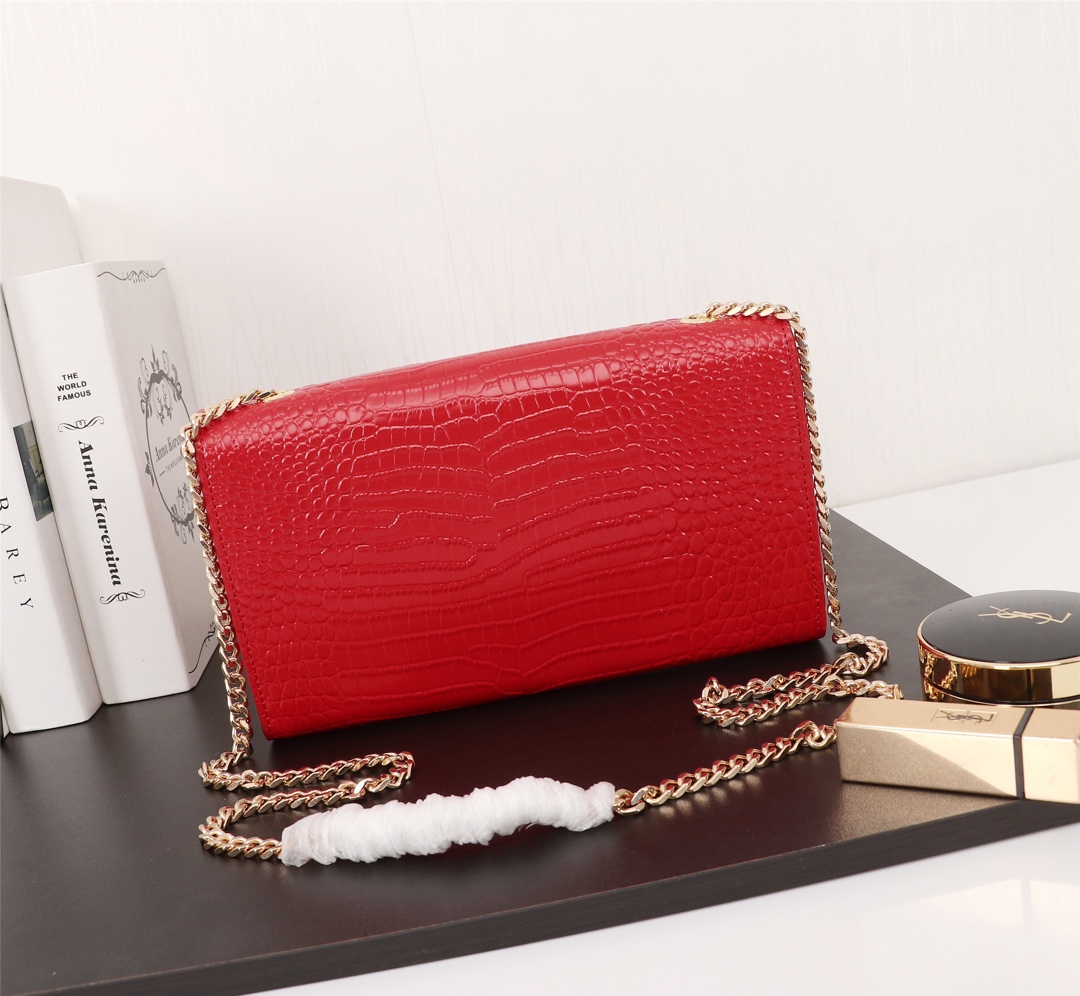 Wholesale Luxury Ysl Kate Medium Bag With Gold Tassel- 4Colors - Image 7