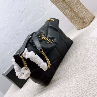Alternative view of Wholesale Luxury Ysl Puffer Small Bag- Black/White