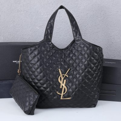 Wholesale Luxury Ysl Aaa-Icare Maxi Shopping Bag With Wallet