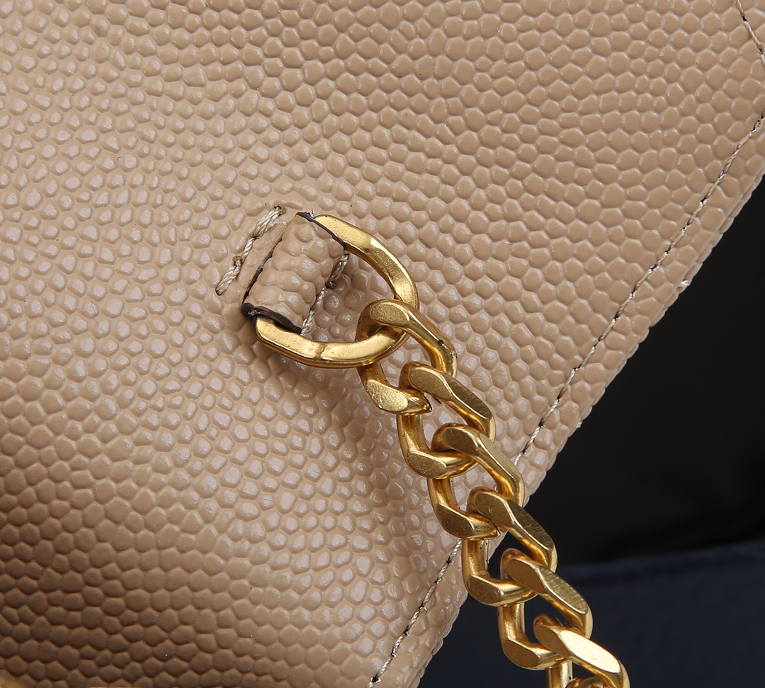 Wholesale Luxury Ysl Envelope Chain Wallet In Grain De Poudre Embossed Leather 1888 - Image 7