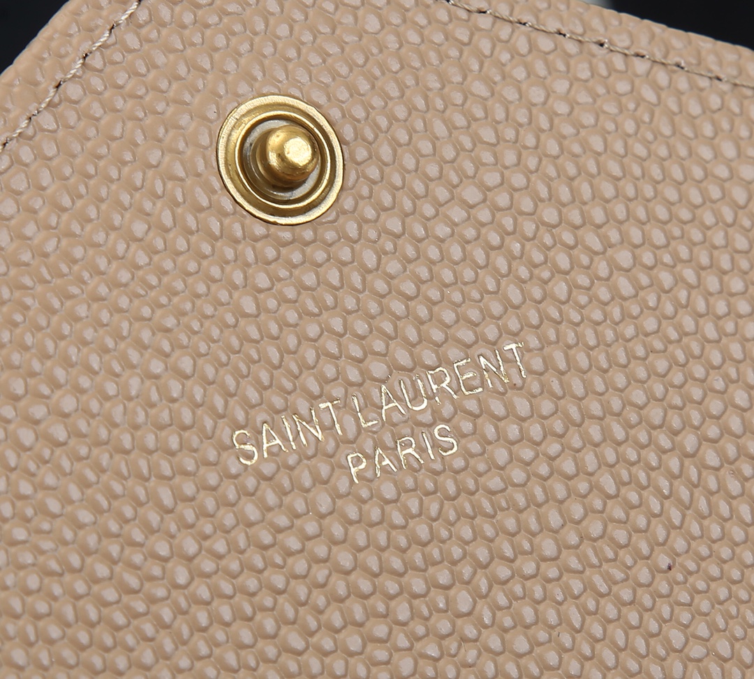 Wholesale Luxury Ysl Envelope Chain Wallet In Grain De Poudre Embossed Leather 1888 - Image 8