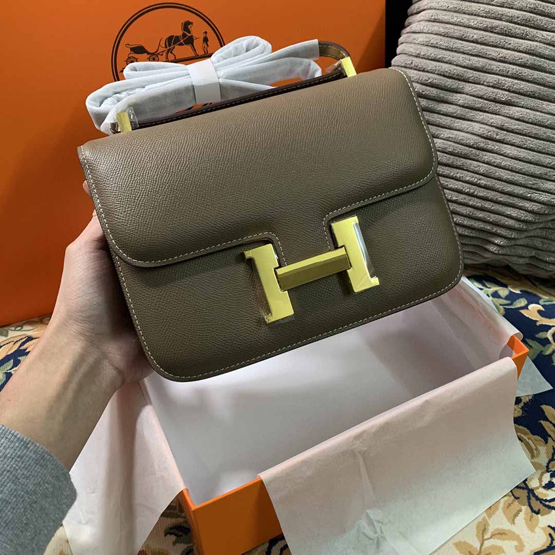 Wholesale Luxury Hermes Aaa-Constance Handbag 24Cm19Cm Black/White/Pink - Image 21