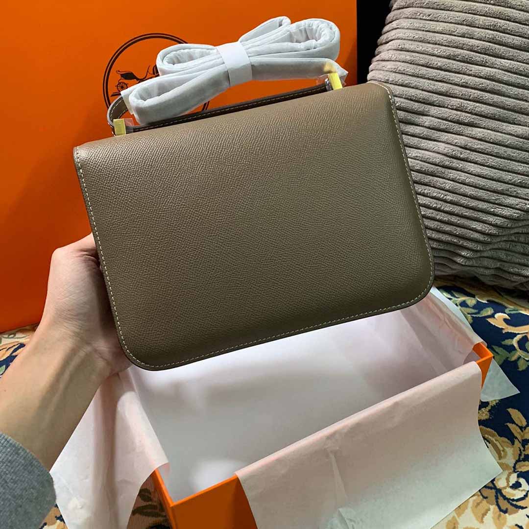 Wholesale Luxury Hermes Aaa-Constance Handbag 24Cm19Cm Black/White/Pink - Image 22