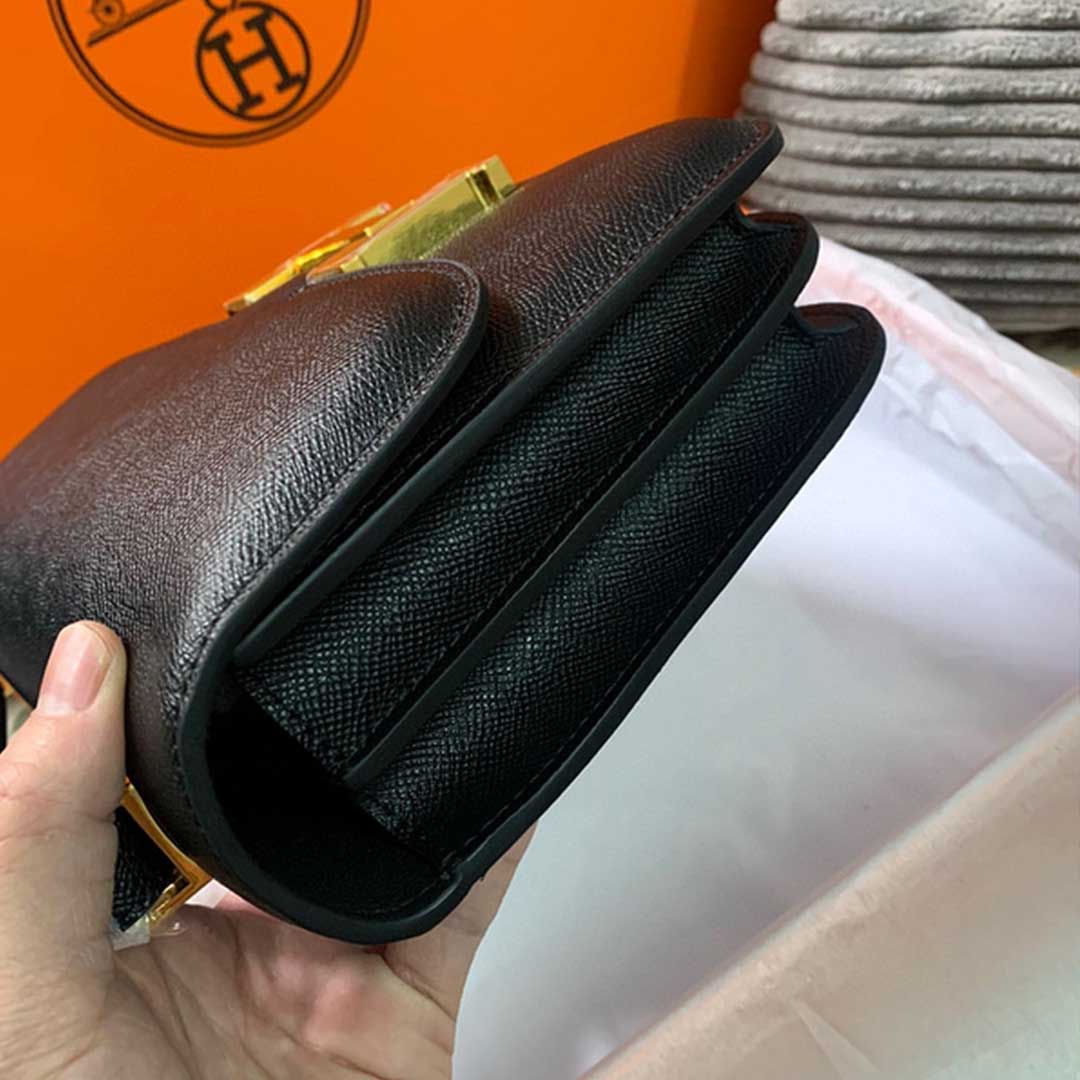 Wholesale Luxury Hermes Aaa-Constance Handbag 24Cm19Cm Black/White/Pink - Image 7