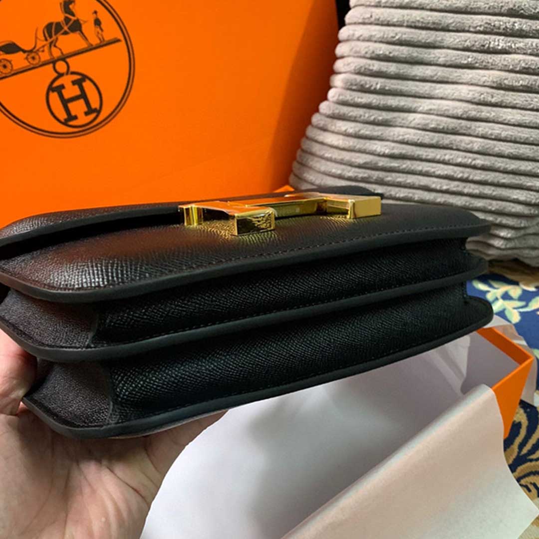 Wholesale Luxury Hermes Aaa-Constance Handbag 24Cm19Cm Black/White/Pink - Image 8