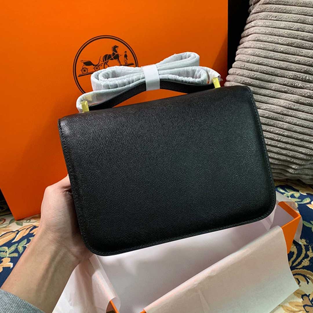 Wholesale Luxury Hermes Aaa-Constance Handbag 24Cm19Cm Black/White/Pink - Image 10