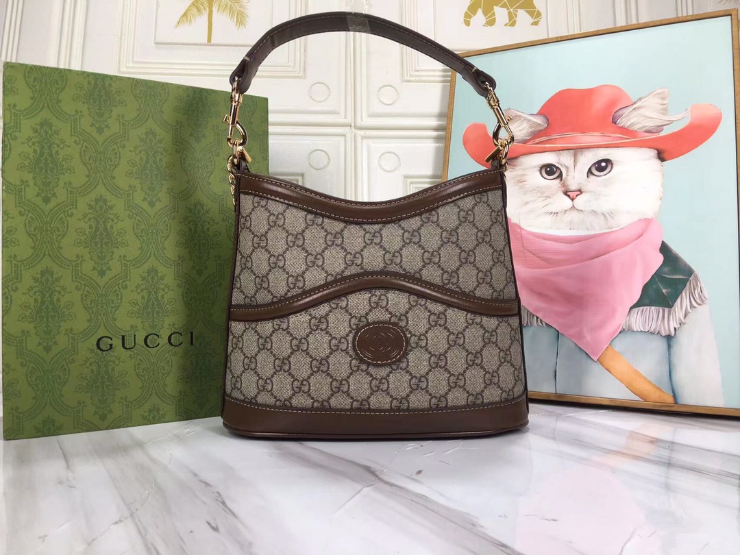 Wholesale Luxury Gucci Large Shoulder Bag With Interlocking G