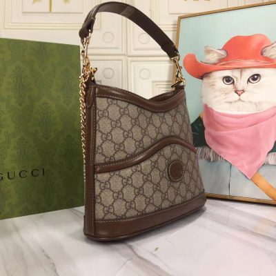 Alternative view of Wholesale Luxury Gucci Large Shoulder Bag With Interlocking G