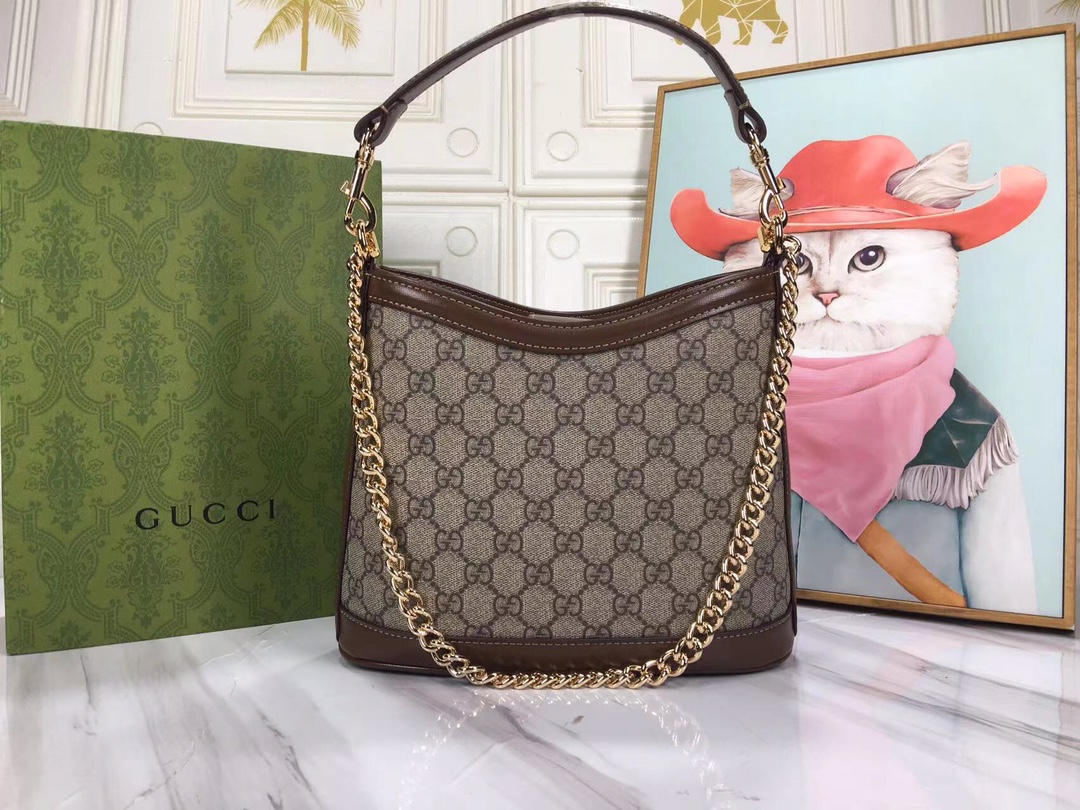 Wholesale Luxury Gucci Large Shoulder Bag With Interlocking G - Image 4