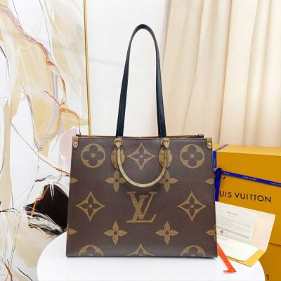 Alternative view of Wholesale Luxury Louis Vuitton Onthego Gm-M45320 41Cm Blk/Blue/Red