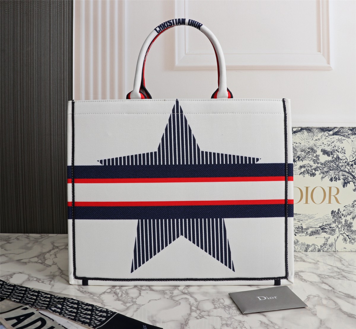 Wholesale Luxury Dior Vintage Oblique Book Tote W9898 42/36Cm - Image 3