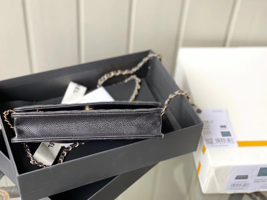 Wholesale Luxury Chanel Caviar Quilted Wallet On Chain Woc A33814 - Image 14
