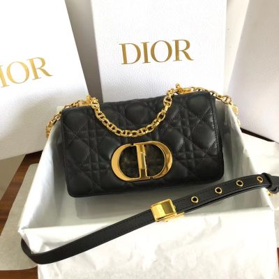 Wholesale Luxury Dior Large Caro Bag In Supple Cannage Calfskin M9243