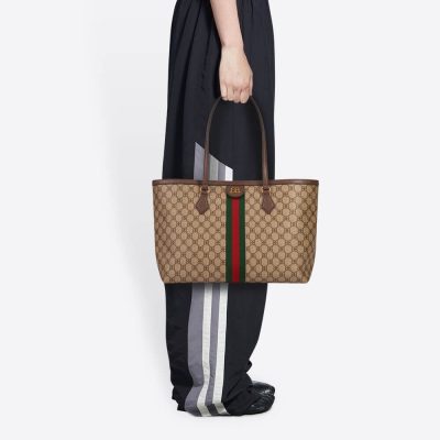 Alternative view of Wholesale Luxury Balenciaga X Gucci Hacker Medium Tote Bag 680125 Beige