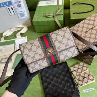 Wholesale Luxury Balenciaga X Gucci Hacker Mini Crossbody Bag 680131