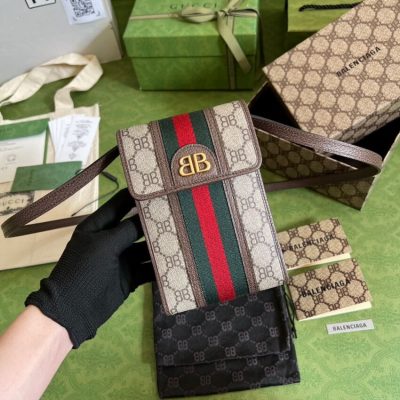 Wholesale Luxury Balenciaga X Gucci Hacker Phone Bag 680130