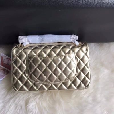 Alternative view of Wholesale Luxury Chanel 1112 Gold Medium Size 2.55 Lambskin Leather Flap Bag