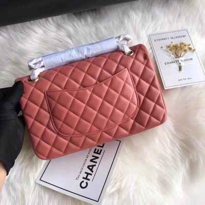Alternative view of Wholesale Luxury Chanel 1112 Rose Quartz Medium Size 2.55 Lambskin Leather Flap Bag