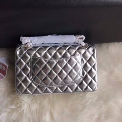 Alternative view of Wholesale Luxury Chanel 1112 Silver Medium Size 2.55 Lambskin Leather Flap Bag