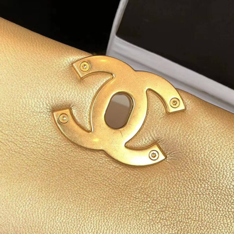 Wholesale Luxury Chanel 19 Flap Bag As1160 Gold - Image 15